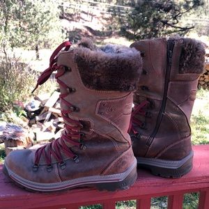 Santana Canada Women's Melita 3 Winter Boot. Made in Italy, leather